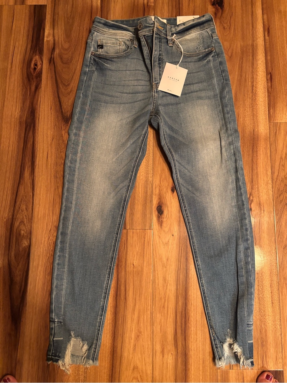 KanCan Light Wash Distressed Skinny Jeans